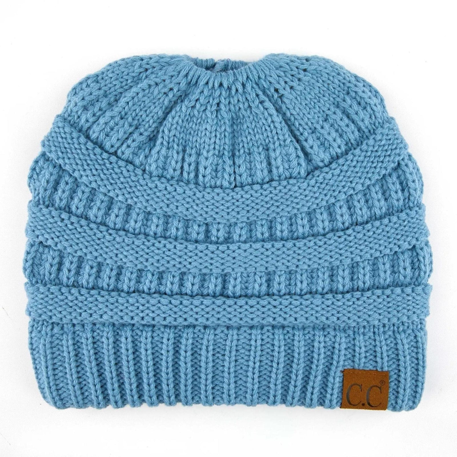 CC Ponytail Messy Bun Youth Kids to Adult Beanies Hats - Truly Contagious