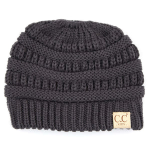CC Ponytail Messy Bun Youth Kids to Adult Beanies Hats - Truly Contagious