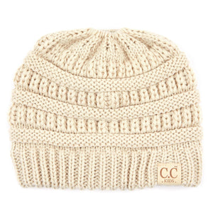 CC Ponytail Messy Bun Youth Kids to Adult Beanies Hats - Truly Contagious