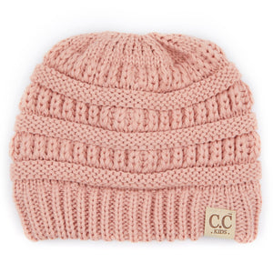 CC Ponytail Messy Bun Youth Kids to Adult Beanies Hats - Truly Contagious