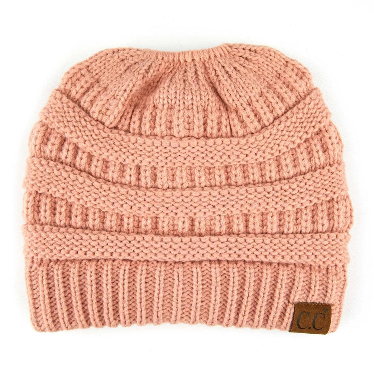 CC Ponytail Messy Bun Youth Kids to Adult Beanies Hats - Truly Contagious