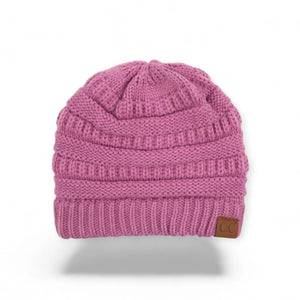 C.C® Popular Cable - Knit Beanie – Unisex Warm Winter Hat, Soft Acrylic, One Size (Men/Women/Teens) - Truly Contagious