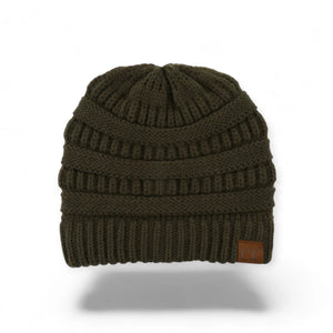 C.C® Popular Cable - Knit Beanie – Unisex Warm Winter Hat, Soft Acrylic, One Size (Men/Women/Teens) - Truly Contagious