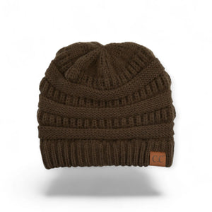 C.C® Popular Cable - Knit Beanie – Unisex Warm Winter Hat, Soft Acrylic, One Size (Men/Women/Teens) - Truly Contagious