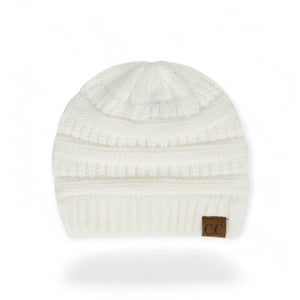 C.C® Popular Cable - Knit Beanie – Unisex Warm Winter Hat, Soft Acrylic, One Size (Men/Women/Teens) - Truly Contagious