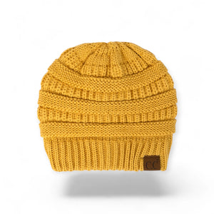 C.C® Popular Cable - Knit Beanie – Unisex Warm Winter Hat, Soft Acrylic, One Size (Men/Women/Teens) - Truly Contagious