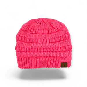 C.C® Popular Cable - Knit Beanie – Unisex Warm Winter Hat, Soft Acrylic, One Size (Men/Women/Teens) - Truly Contagious