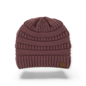C.C® Popular Cable - Knit Beanie – Unisex Warm Winter Hat, Soft Acrylic, One Size (Men/Women/Teens) - Truly Contagious