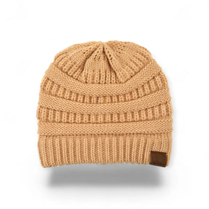 C.C® Popular Cable - Knit Beanie – Unisex Warm Winter Hat, Soft Acrylic, One Size (Men/Women/Teens) - Truly Contagious