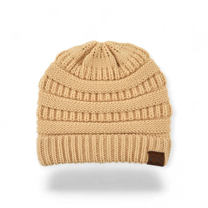 C.C® Popular Cable - Knit Beanie – Unisex Warm Winter Hat, Soft Acrylic, One Size (Men/Women/Teens) - Truly Contagious