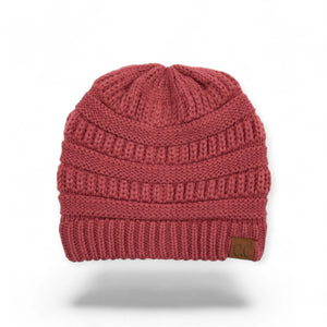 C.C® Popular Cable - Knit Beanie – Unisex Warm Winter Hat, Soft Acrylic, One Size (Men/Women/Teens) - Truly Contagious