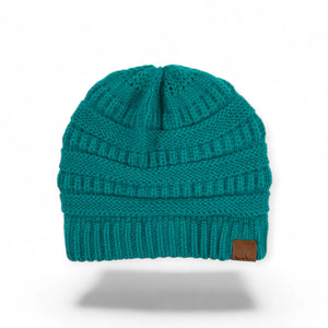 C.C® Popular Cable - Knit Beanie – Unisex Warm Winter Hat, Soft Acrylic, One Size (Men/Women/Teens) - Truly Contagious