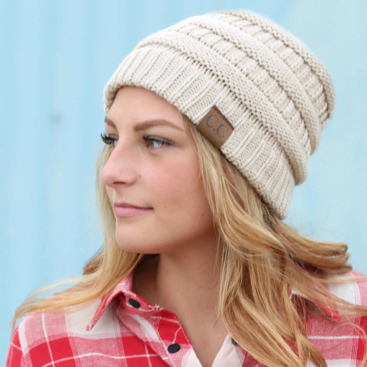 C.C® Popular Cable - Knit Beanie - Unisex Warm Winter Hat, Soft Acrylic, One Size (Men/Women/Teens) - Truly Contagious