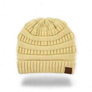 C.C® Popular Cable - Knit Beanie – Unisex Warm Winter Hat, Soft Acrylic, One Size (Men/Women/Teens) - Truly Contagious