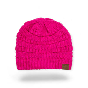 C.C® Popular Cable - Knit Beanie – Unisex Warm Winter Hat, Soft Acrylic, One Size (Men/Women/Teens) - Truly Contagious