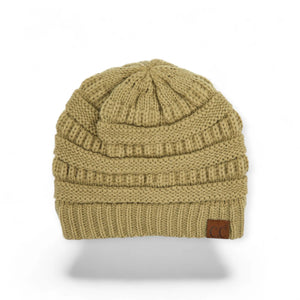 C.C® Popular Cable - Knit Beanie – Unisex Warm Winter Hat, Soft Acrylic, One Size (Men/Women/Teens) - Truly Contagious