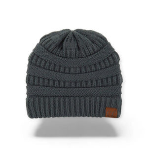 C.C® Popular Cable - Knit Beanie – Unisex Warm Winter Hat, Soft Acrylic, One Size (Men/Women/Teens) - Truly Contagious