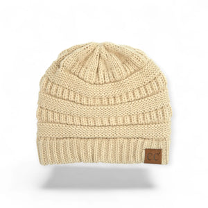 C.C® Popular Cable - Knit Beanie – Unisex Warm Winter Hat, Soft Acrylic, One Size (Men/Women/Teens) - Truly Contagious