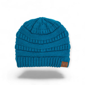 C.C® Popular Cable - Knit Beanie – Unisex Warm Winter Hat, Soft Acrylic, One Size (Men/Women/Teens) - Truly Contagious