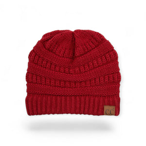 C.C® Popular Cable - Knit Beanie – Unisex Warm Winter Hat, Soft Acrylic, One Size (Men/Women/Teens) - Truly Contagious