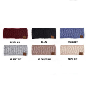 CC Quality Diagonal Pattern Head Wrap - Truly Contagious