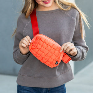 CC Quilted Puffer Belt Bag Fanny Pack - Truly Contagious