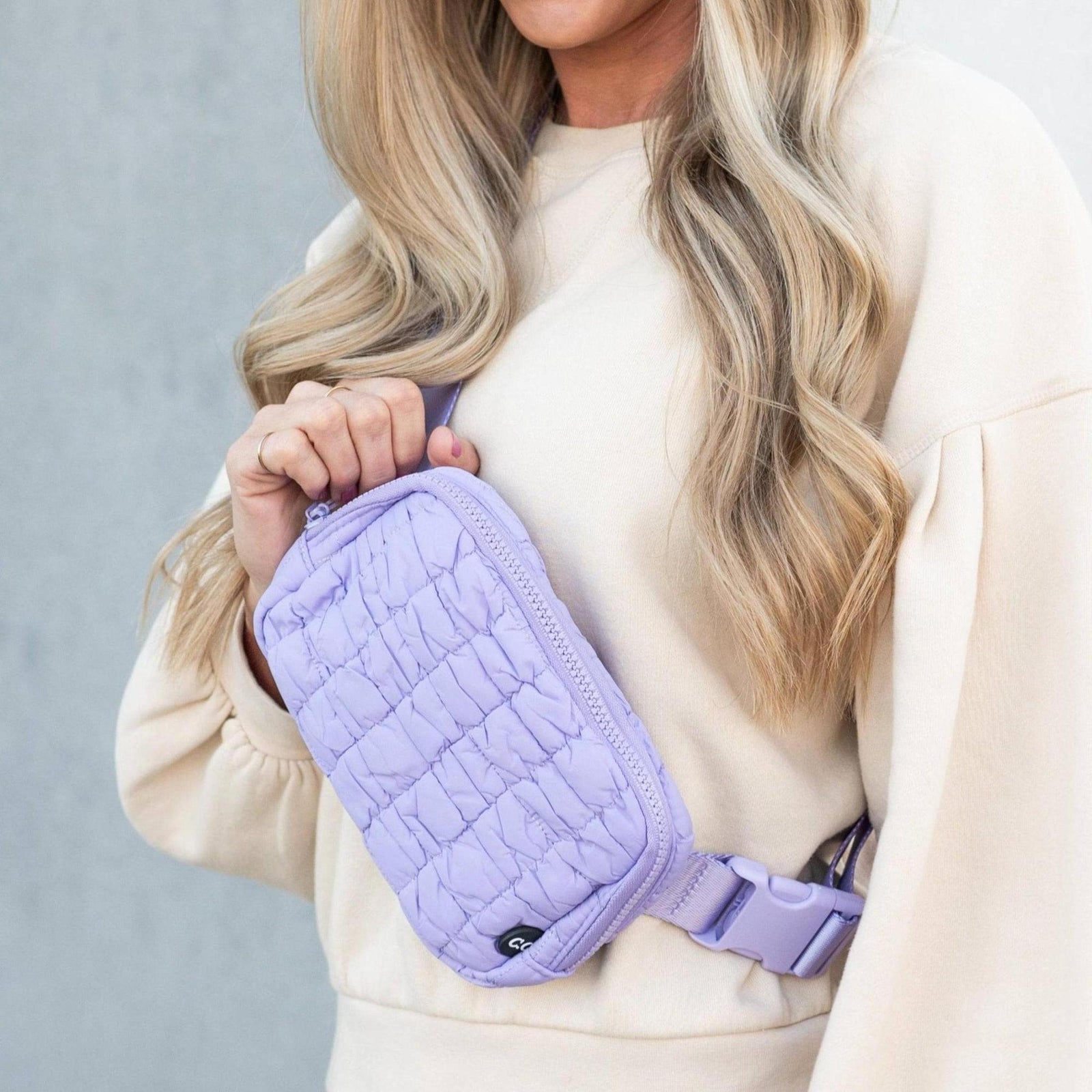 CC Quilted Puffer Belt Bag Fanny Pack - Truly Contagious