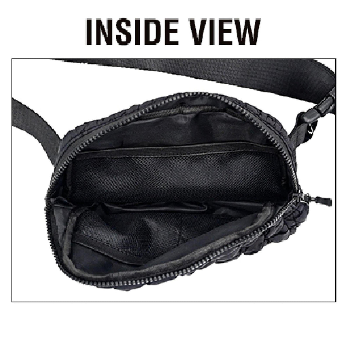 CC Quilted Puffer Belt Bag Fanny Pack - Truly Contagious