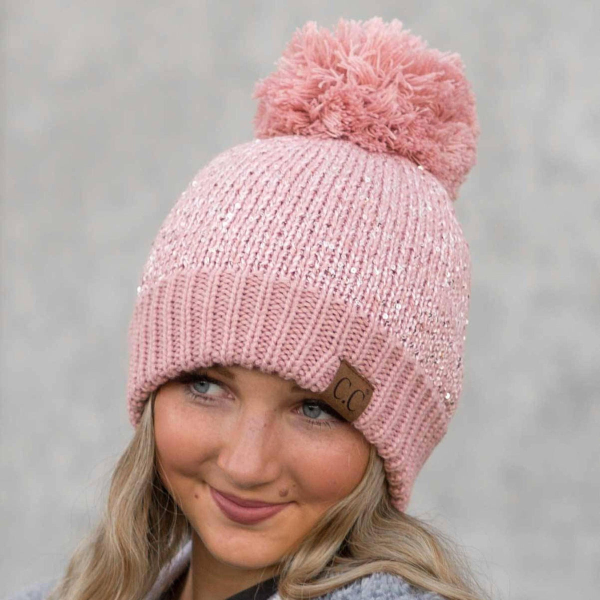 CC Sequin Pom Beanie - Truly Contagious
