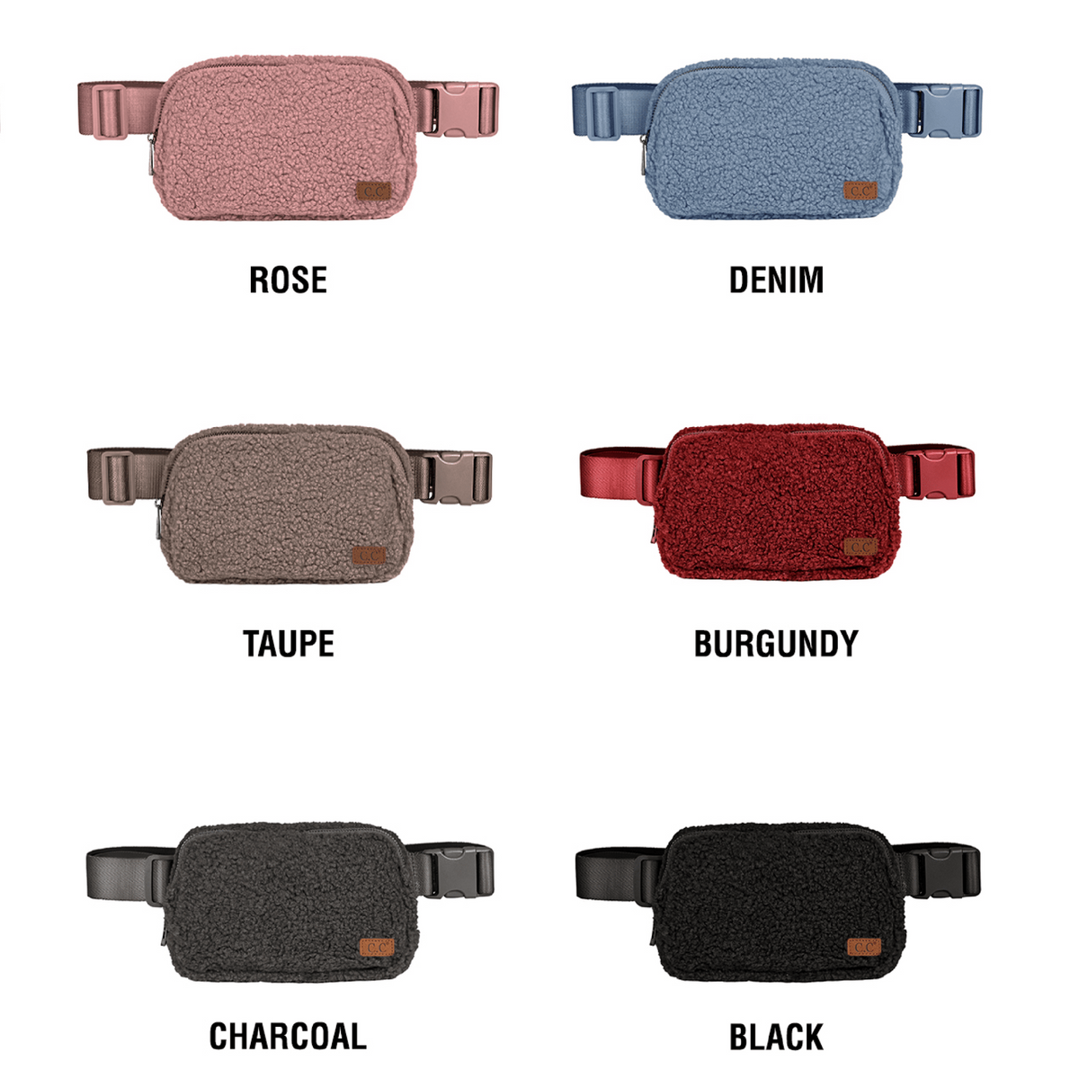 CC Sherpa Belt Bag Fanny Pack - Truly Contagious