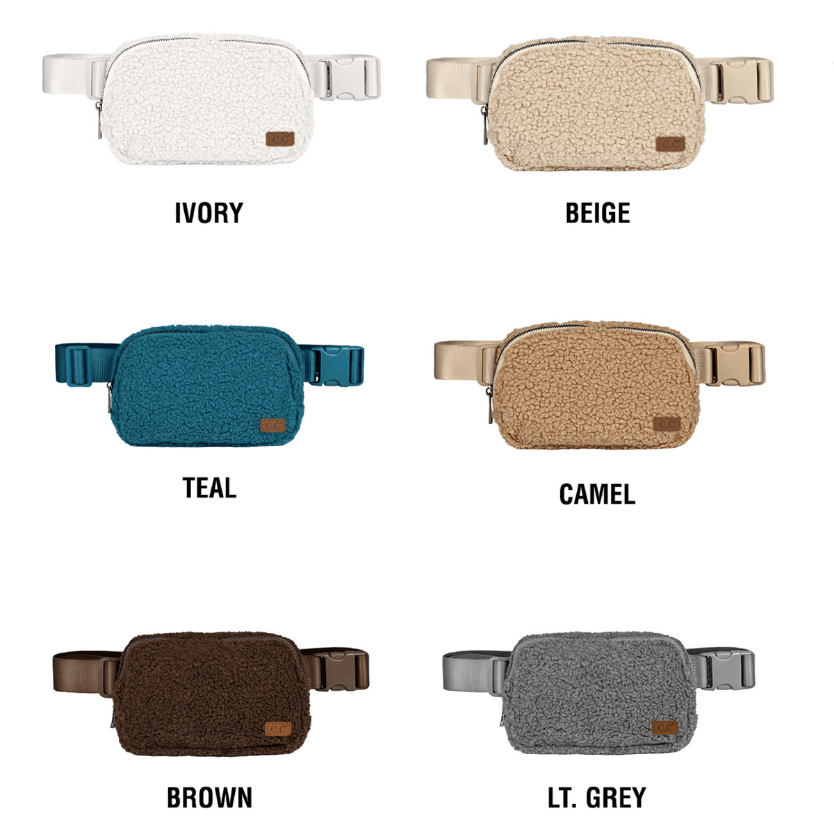 CC Sherpa Belt Bag Fanny Pack - Truly Contagious