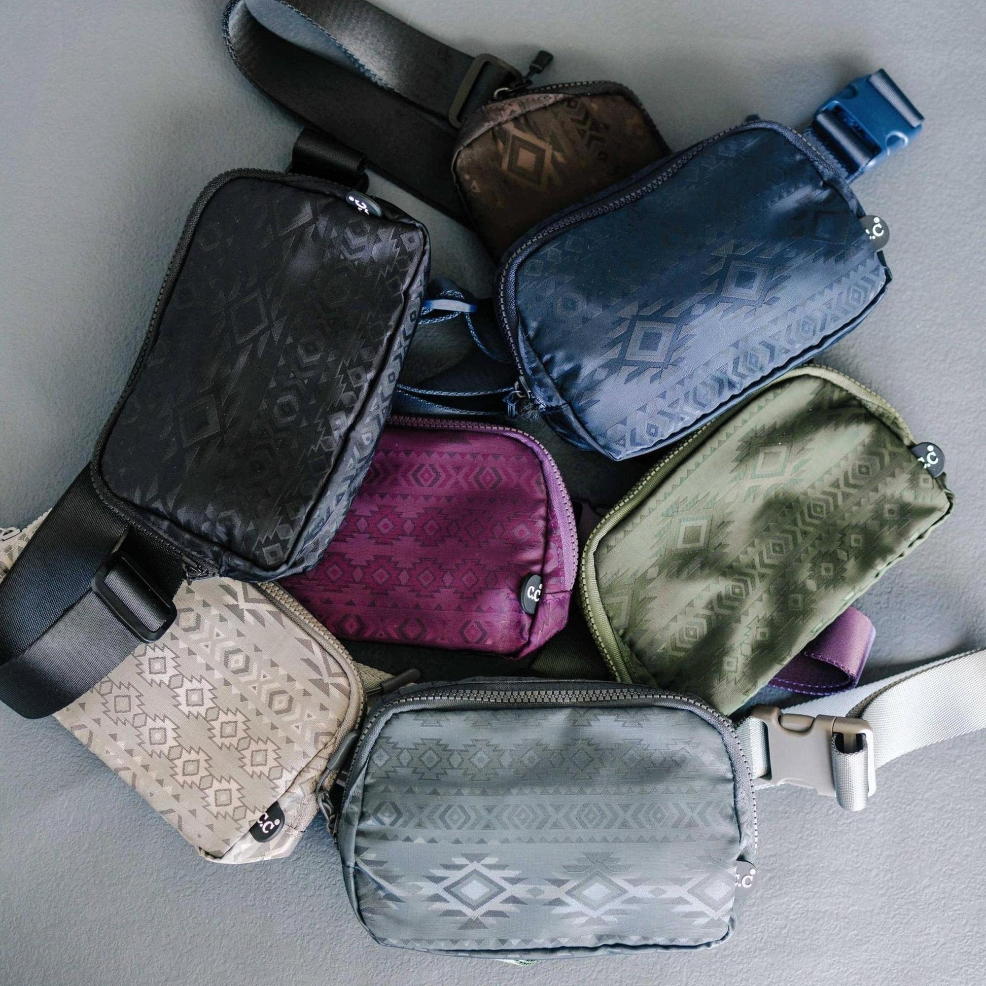 CC South Western Belt Bag Fanny Pack CC South Western Belt Bag Fanny Pack
