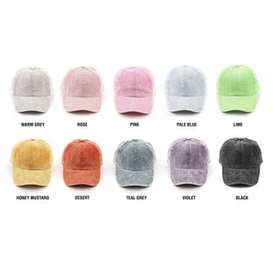 CC Stone - Washed Corduroy Cap - Truly Contagious