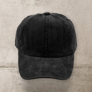 C.C® Stone - Washed Corduroy Ponytail Cap – Crisscross Elastic Back, Adjustable Hook - and - Loop, 100% Cotton - Truly Contagious