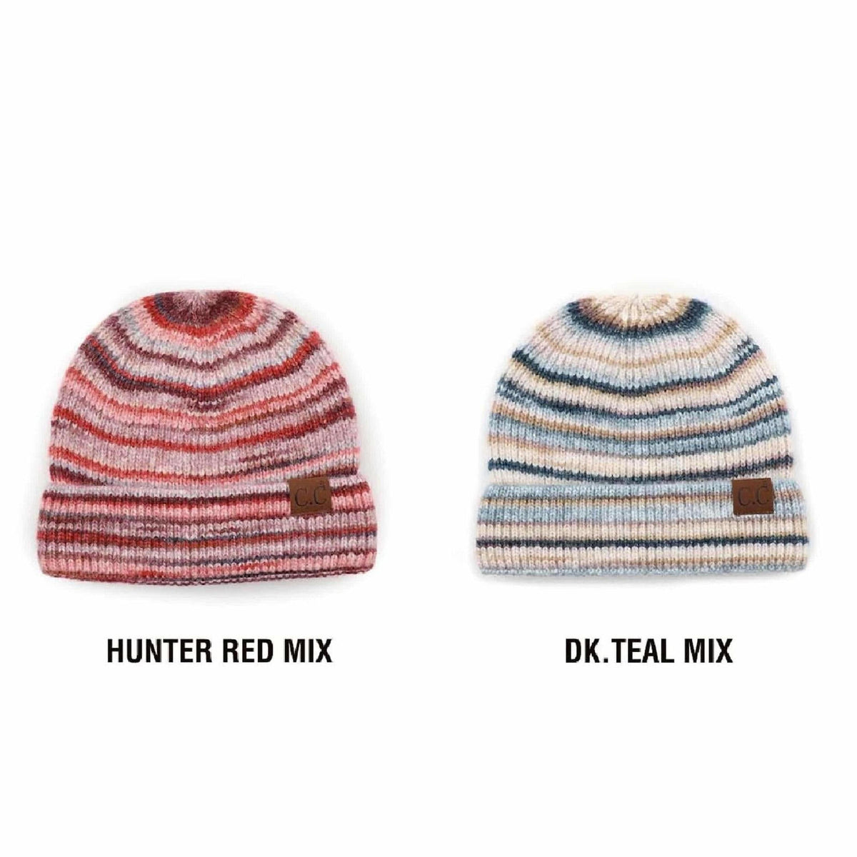 CC Stripe Color Block Beanie - Truly Contagious