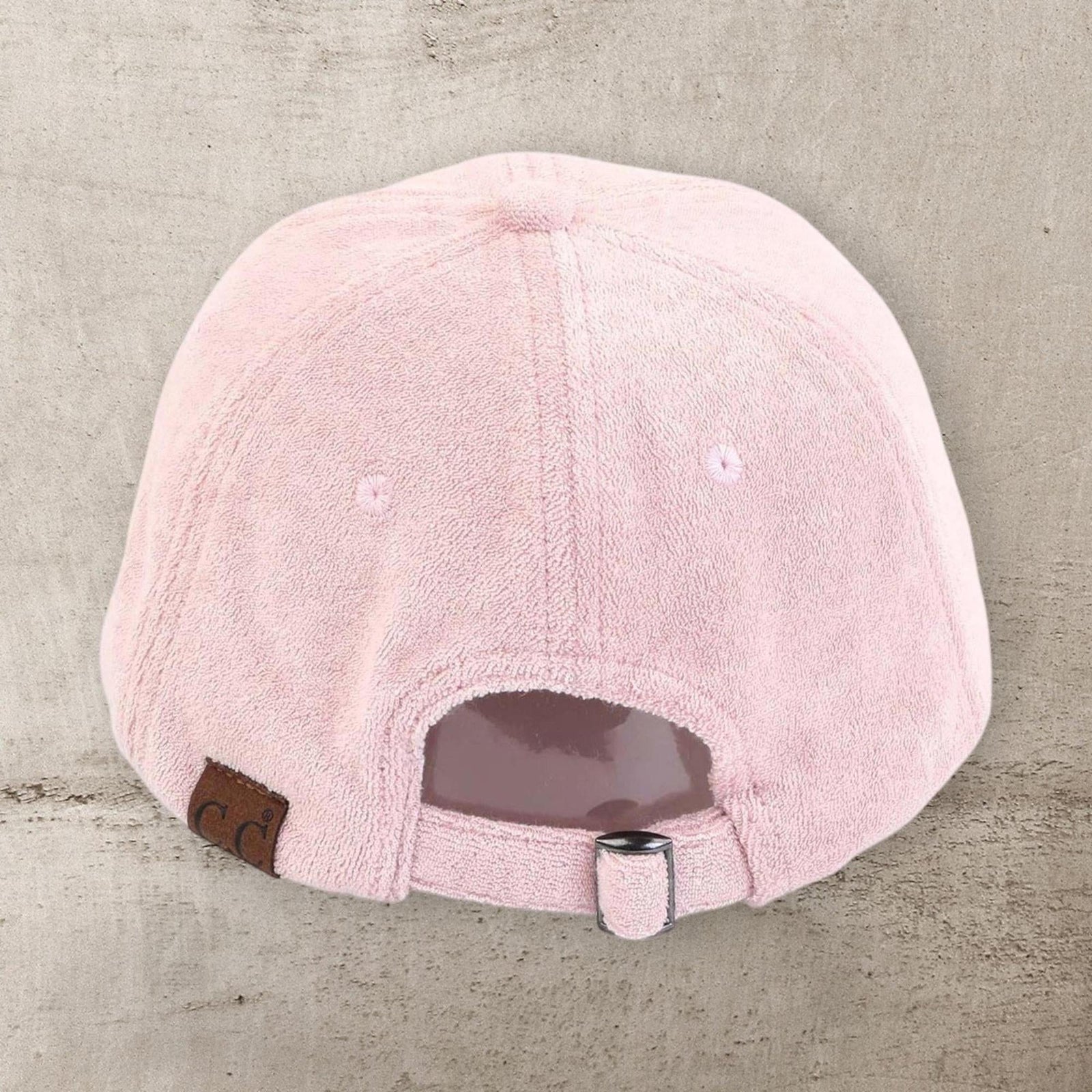 CC Terry Cloth Women Baseball Trucker Cap Low Ponytail Hat - Truly Contagious