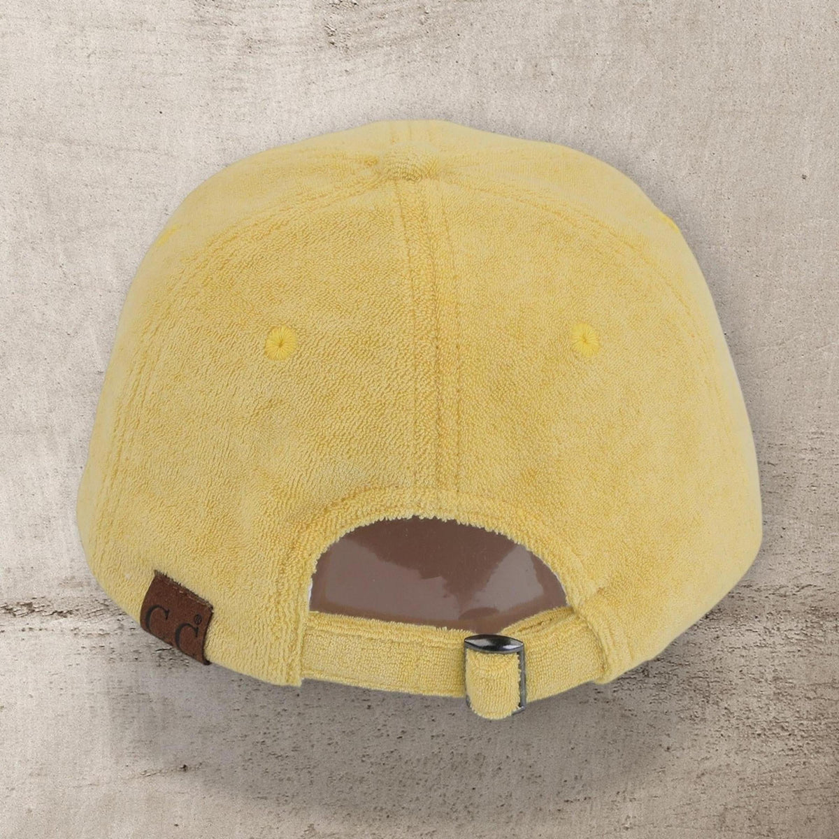 CC Terry Cloth Women Baseball Trucker Cap Low Ponytail Hat - Truly Contagious