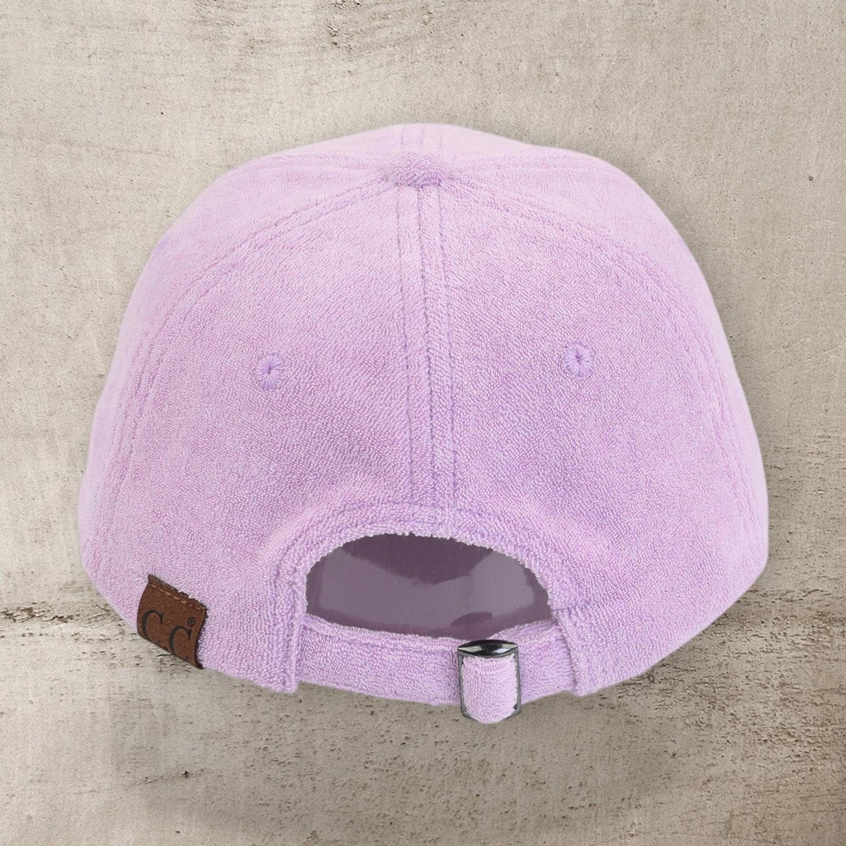 CC Terry Cloth Women Baseball Trucker Cap Low Ponytail Hat - Truly Contagious