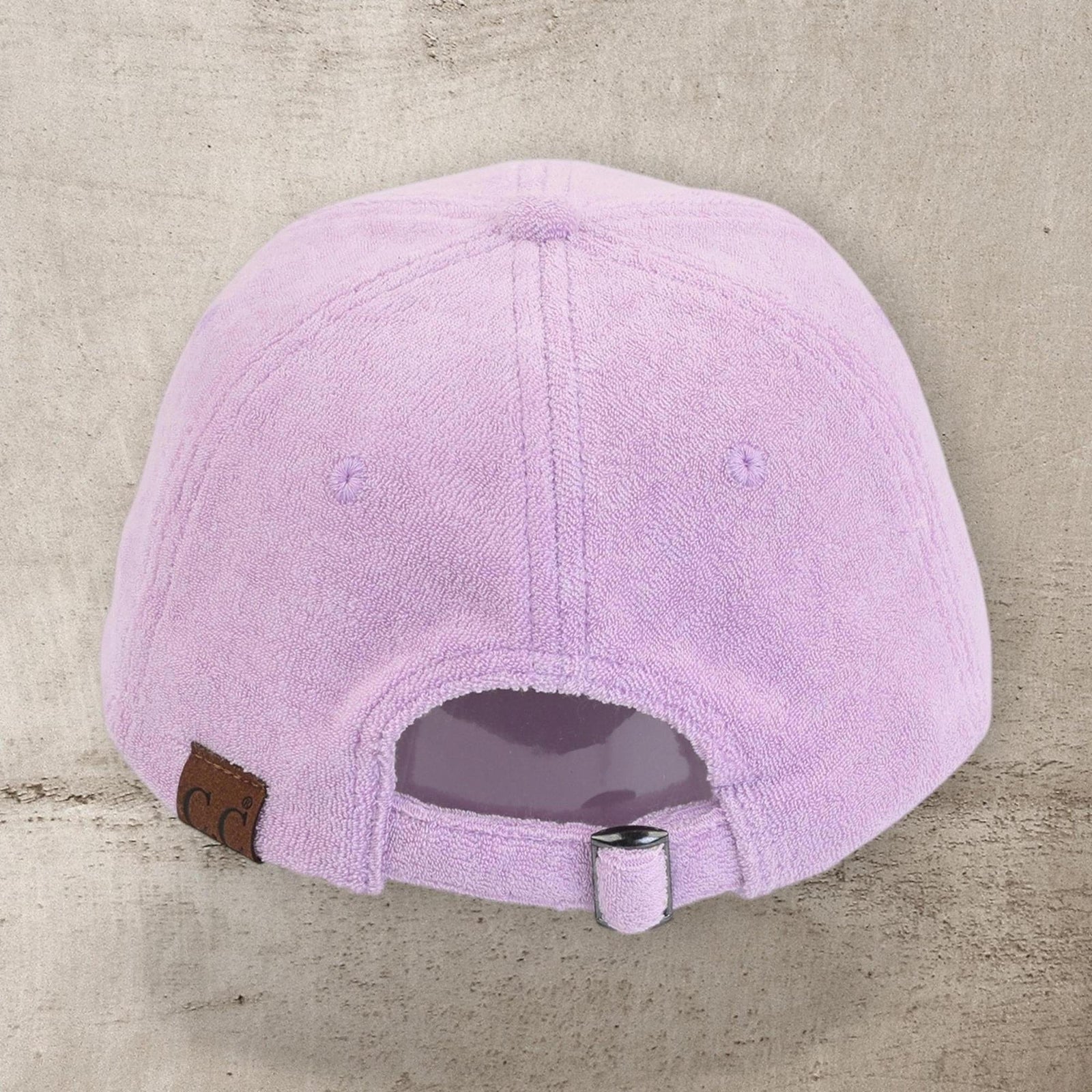 CC Terry Cloth Women Baseball Trucker Cap Low Ponytail Hat - Truly Contagious