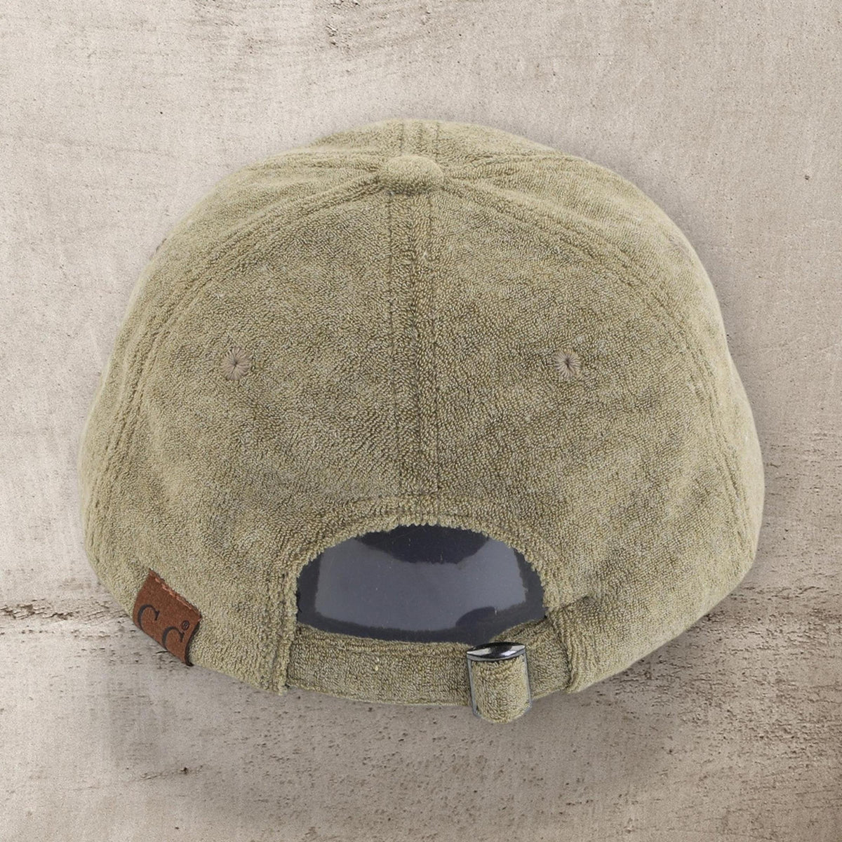 CC Terry Cloth Women Baseball Trucker Cap Low Ponytail Hat - Truly Contagious