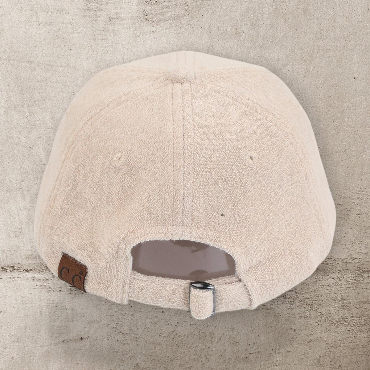 CC Terry Cloth Women Baseball Trucker Cap Low Ponytail Hat - Truly Contagious