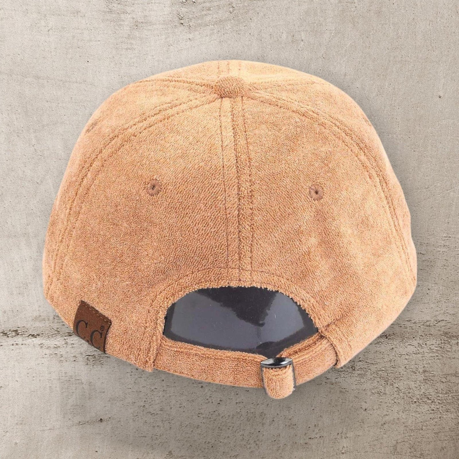 CC Terry Cloth Women Baseball Trucker Cap Low Ponytail Hat - Truly Contagious