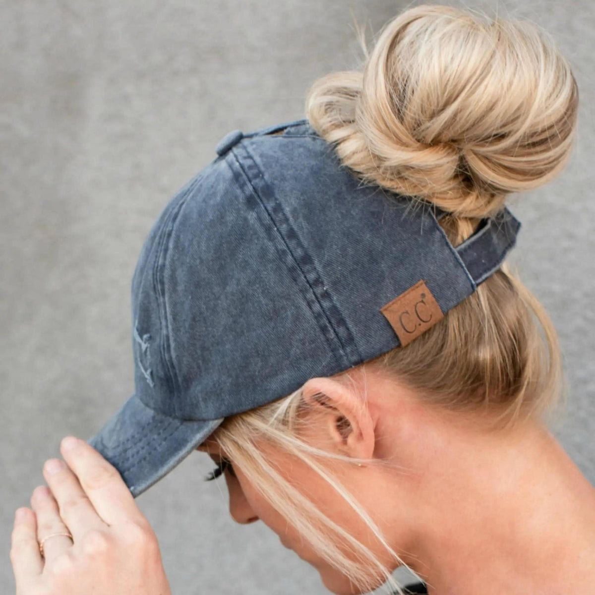 CC Three Level Pony Cap - Truly Contagious