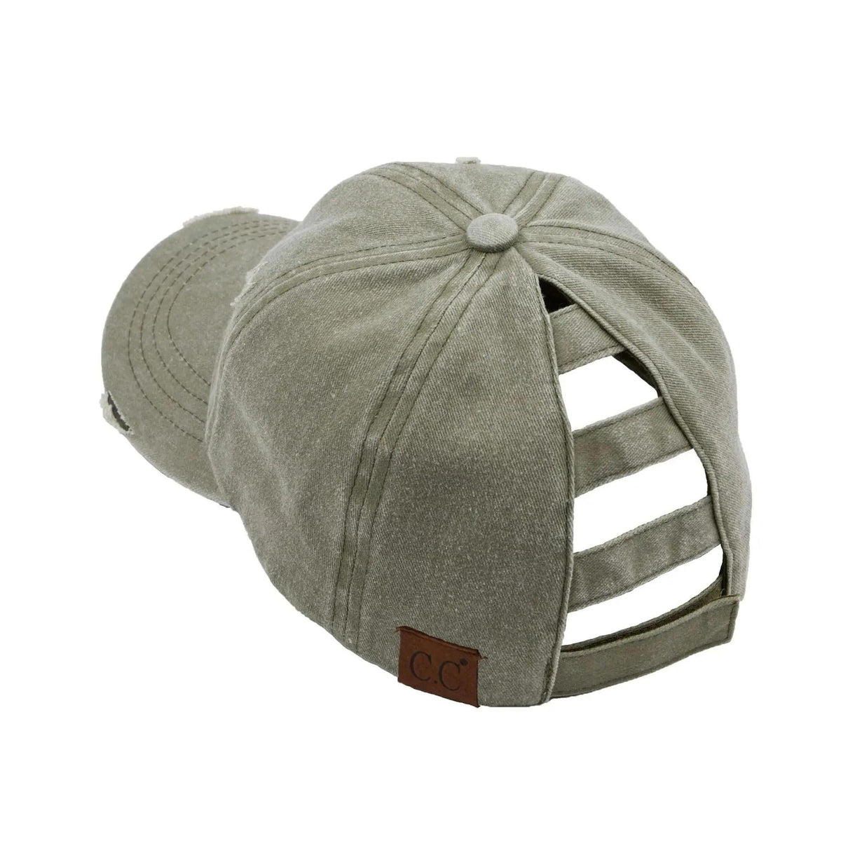 CC Three Level Pony Cap - Truly Contagious