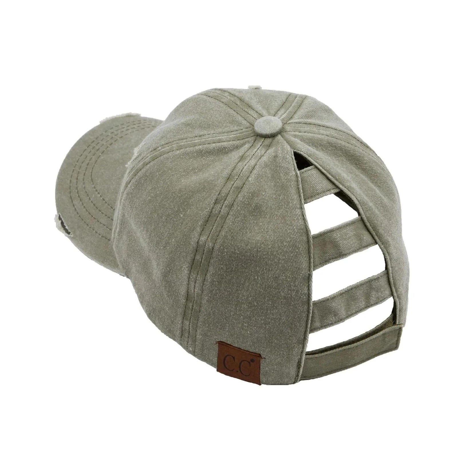 CC Three Level Pony Cap - Truly Contagious