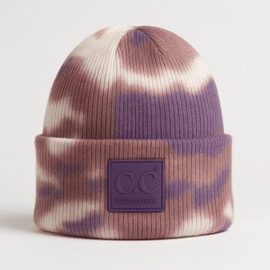 CC Tie Dye Adult Teen Winter Beanies Hats - Truly Contagious