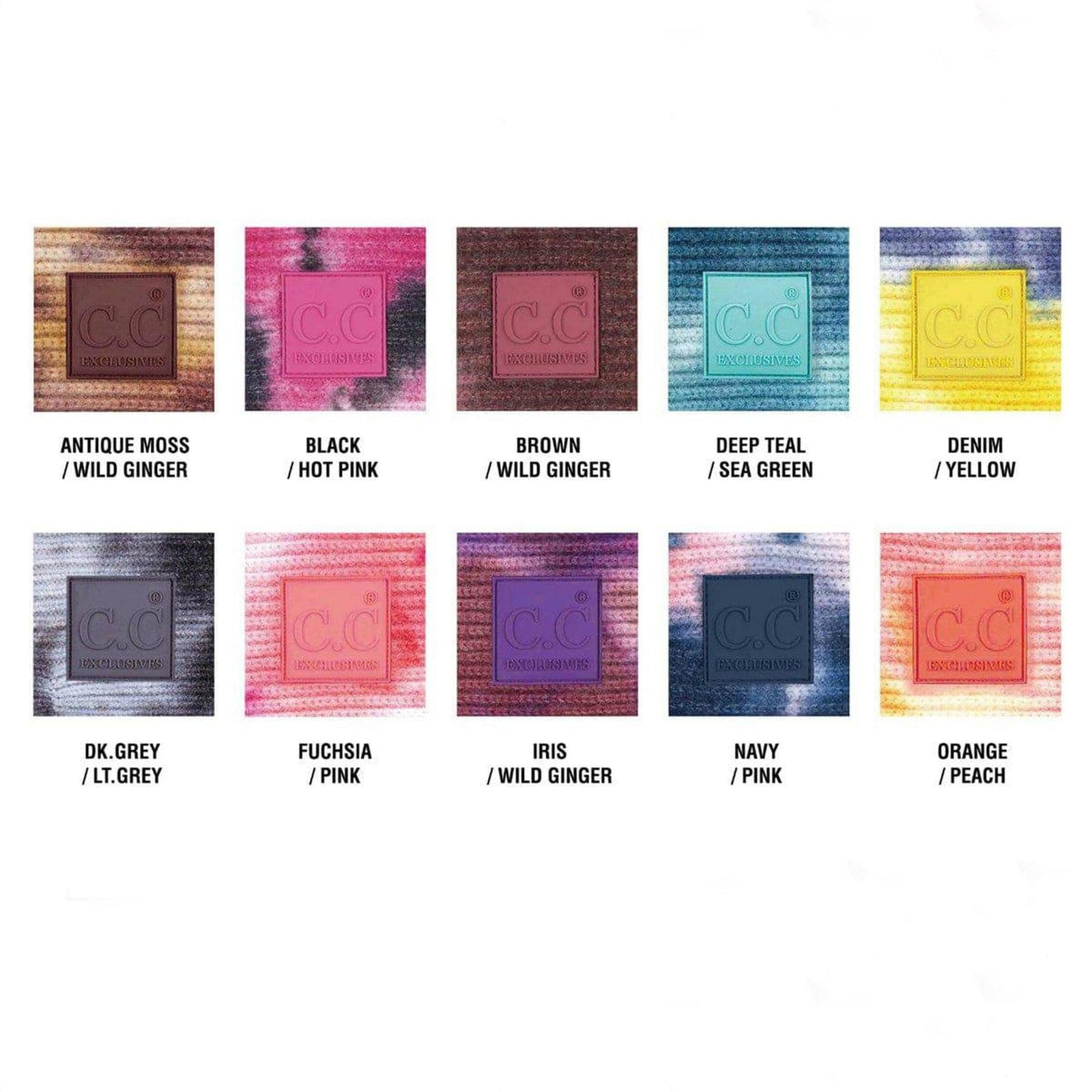 CC Tie Dye Headwrap ( HW - 7380 ) - Truly Contagious