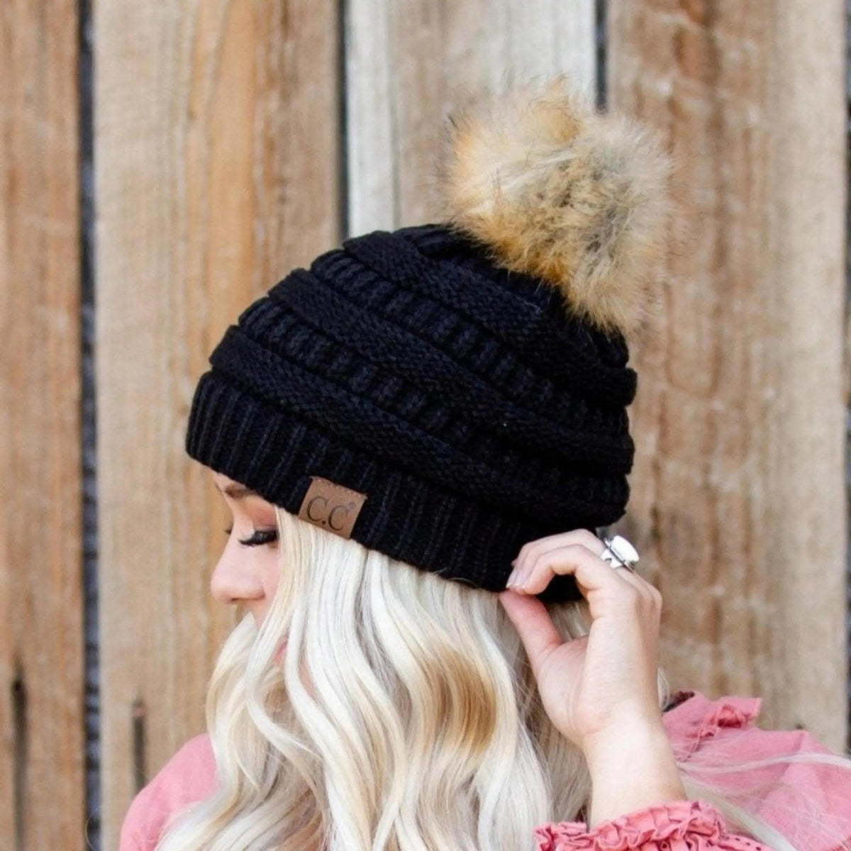 CC Trending Plush Pom Unisex Beanies Hats - Truly Contagious
