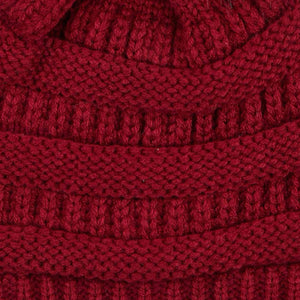 CC Trending Pom School Spirit Colors Beanies Hats - Truly Contagious