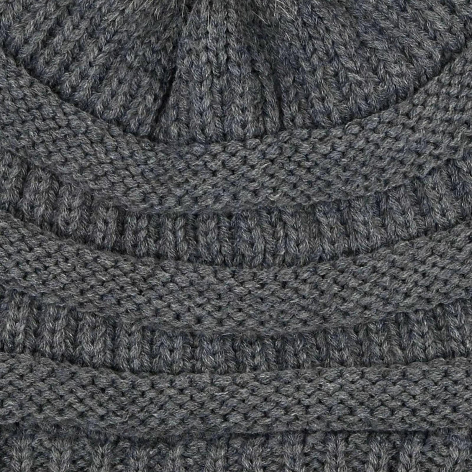 CC Trending Pom School Spirit Colors Beanies Hats - Truly Contagious